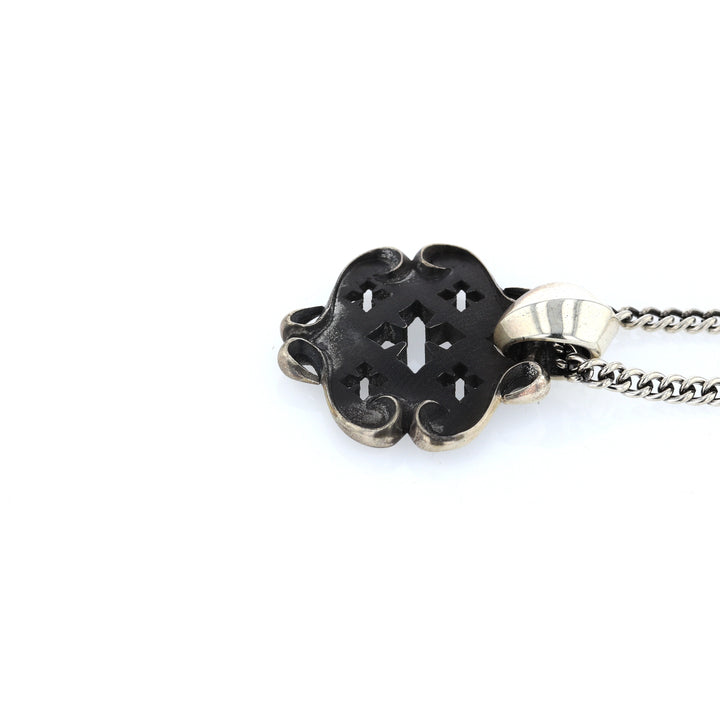 King Baby MB Cross Shield Pendant