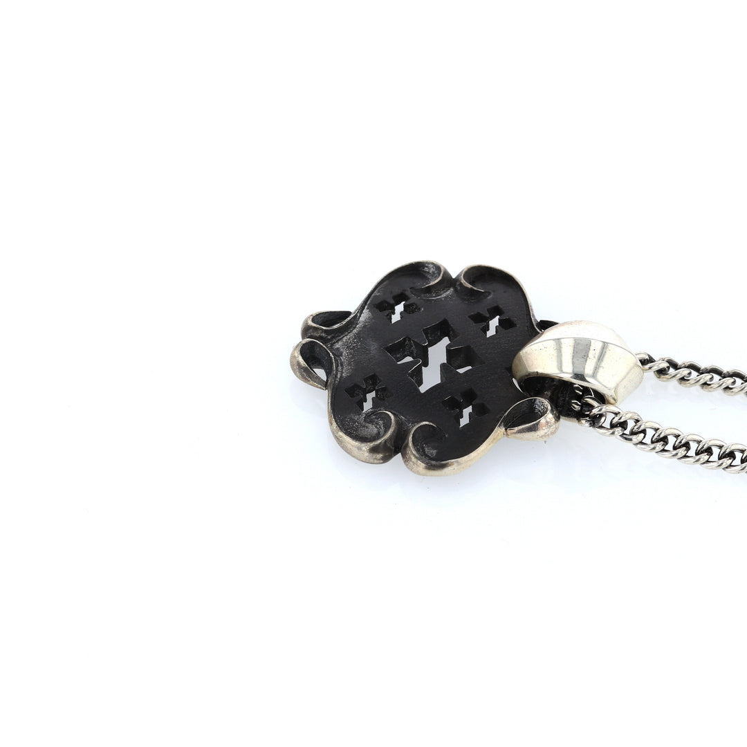 King Baby MB Cross Shield Pendant