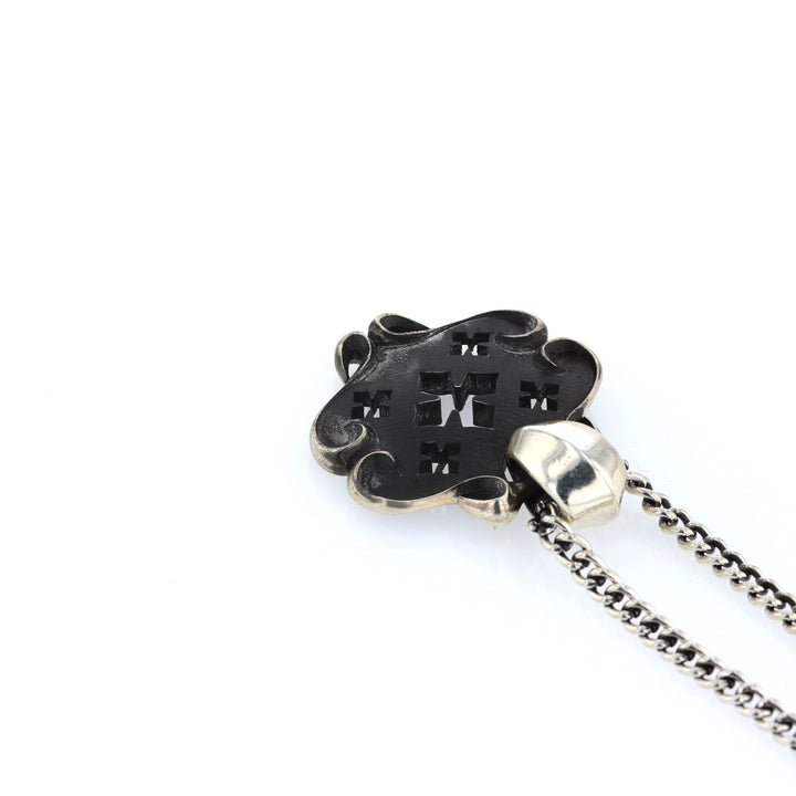 King Baby MB Cross Shield Pendant