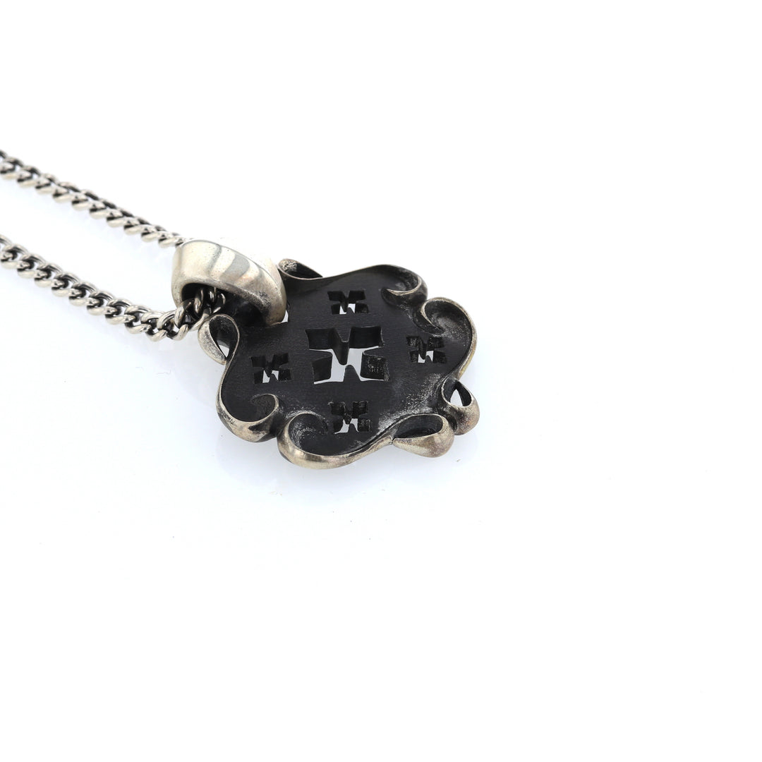 King Baby MB Cross Shield Pendant