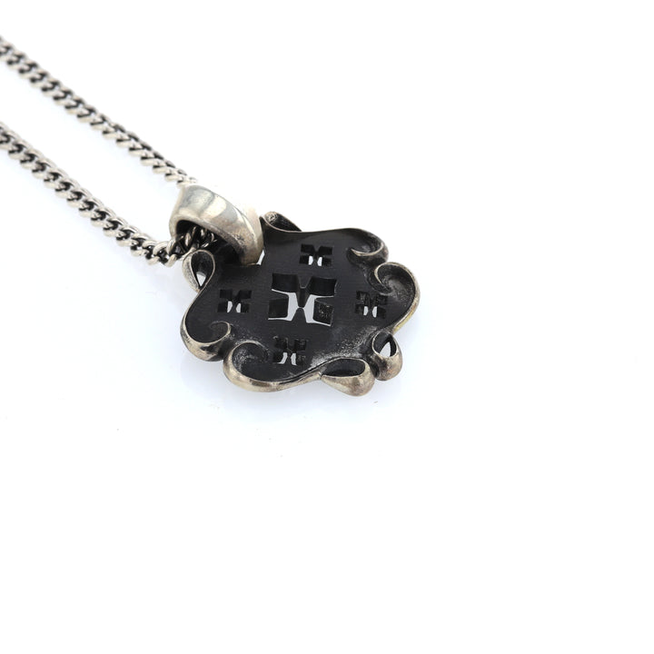 King Baby MB Cross Shield Pendant