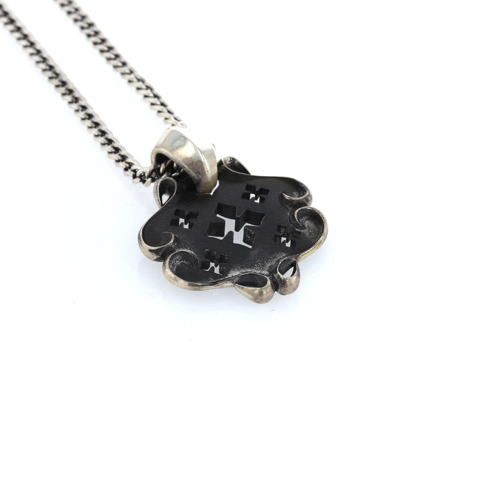 King Baby MB Cross Shield Pendant