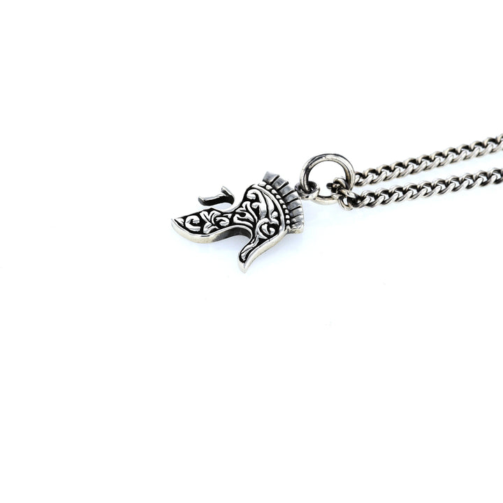 king baby spartan helmet pendant
