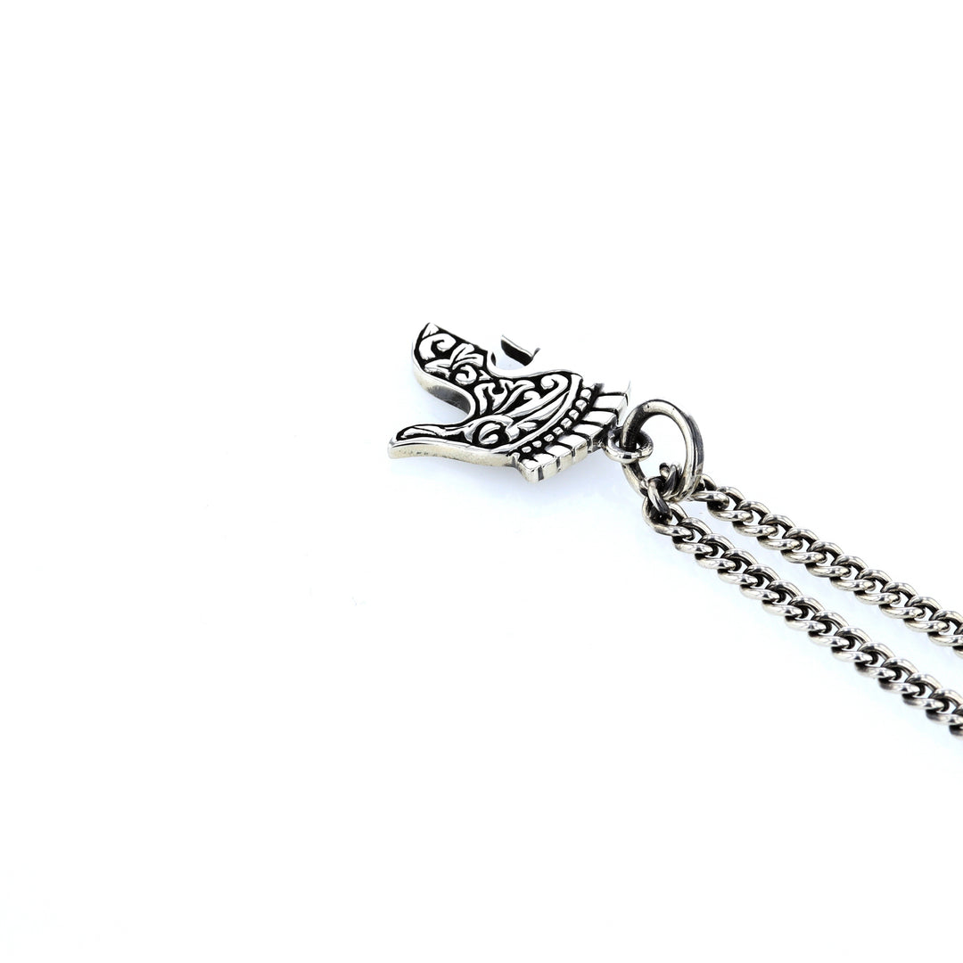 king baby spartan helmet pendant