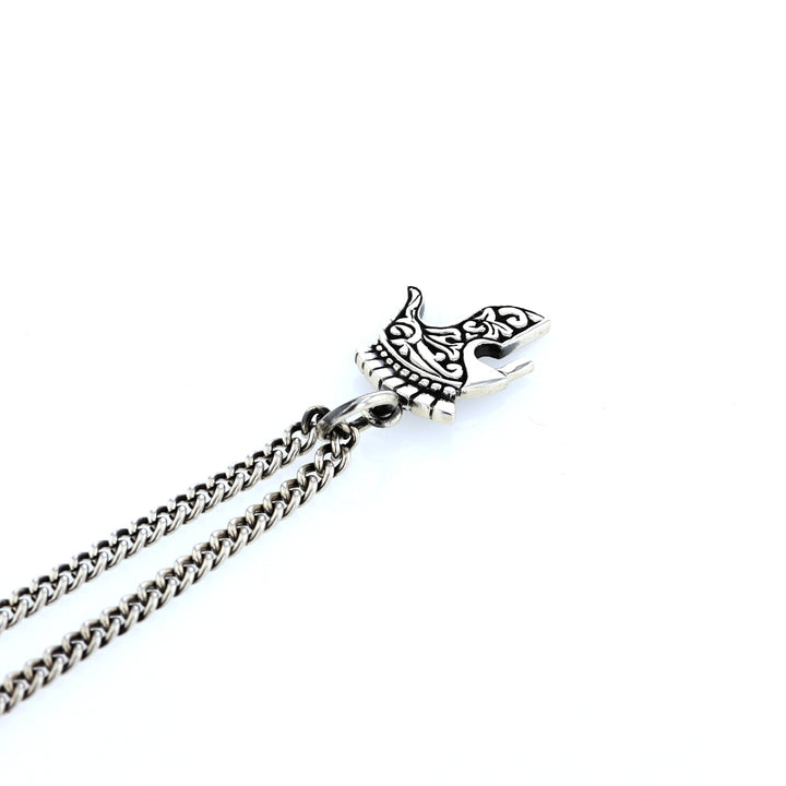 king baby spartan helmet pendant