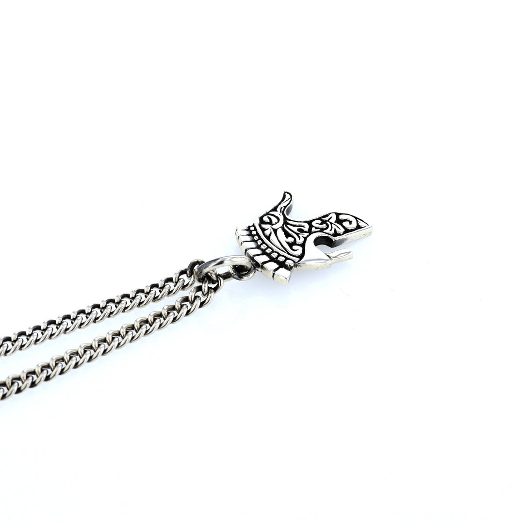 king baby spartan helmet pendant