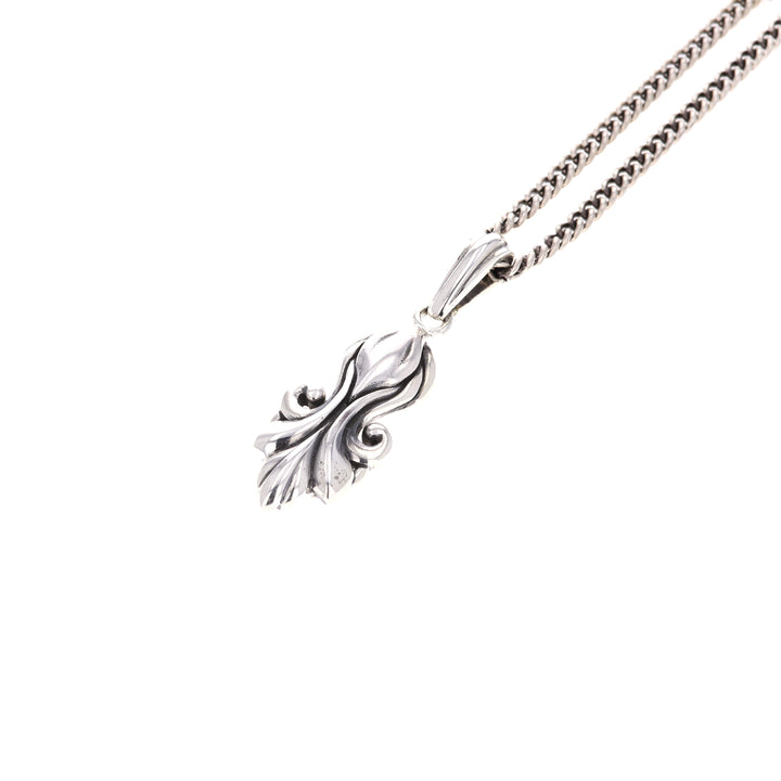 king baby sterling silver pendant