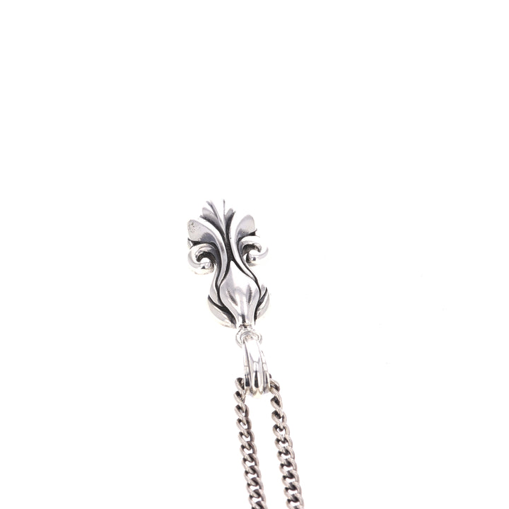 king baby sterling silver pendant