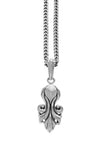 king baby sterling silver pendant