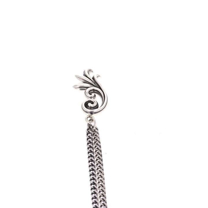 king baby sterling silver pendant