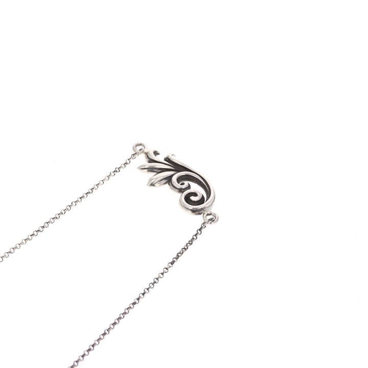 king baby sterling silver pendant