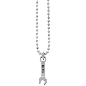 Indian Motorcycle Wrench Pendant w/ 22in Ball Chain