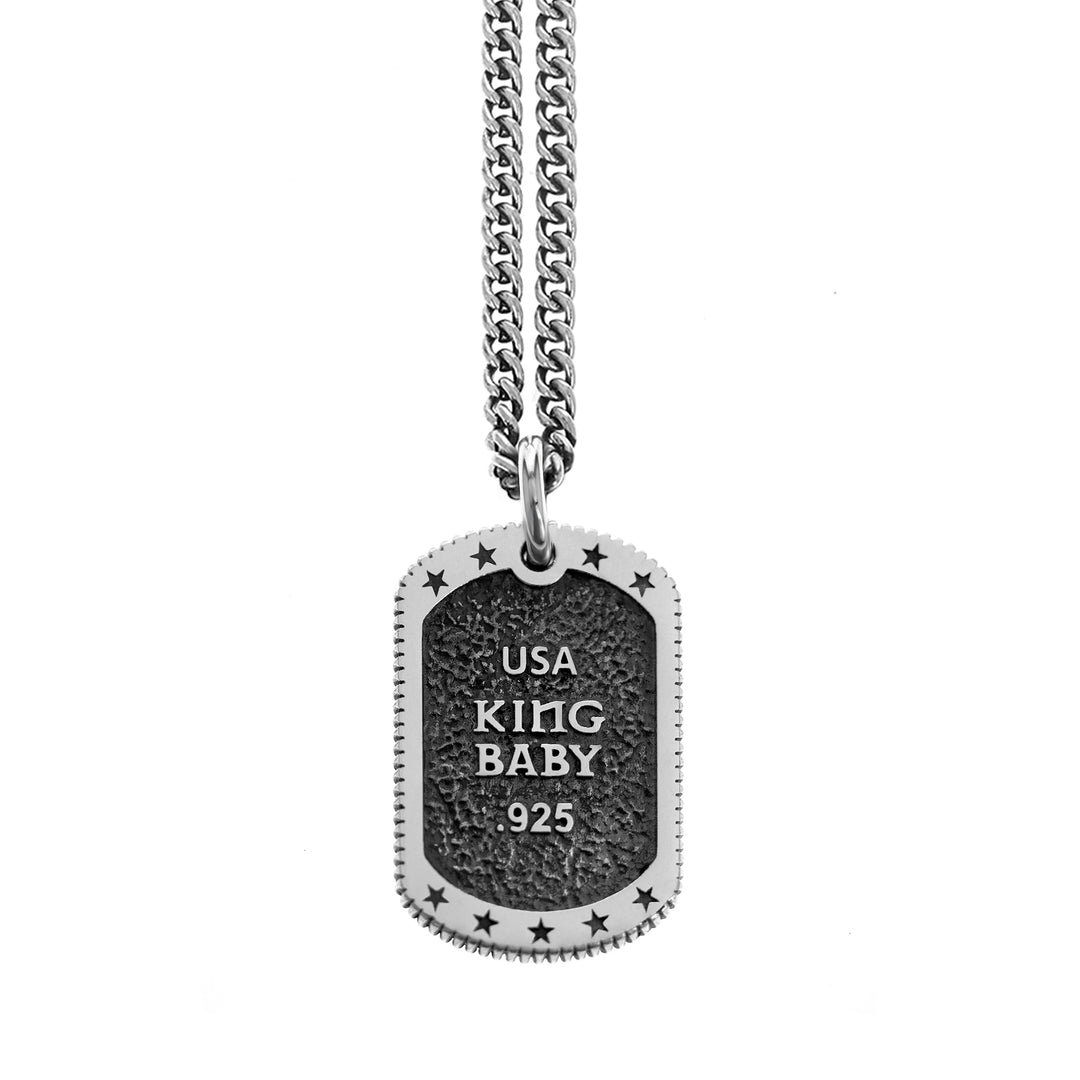 The "United We Stand" Dog Tag Pendant