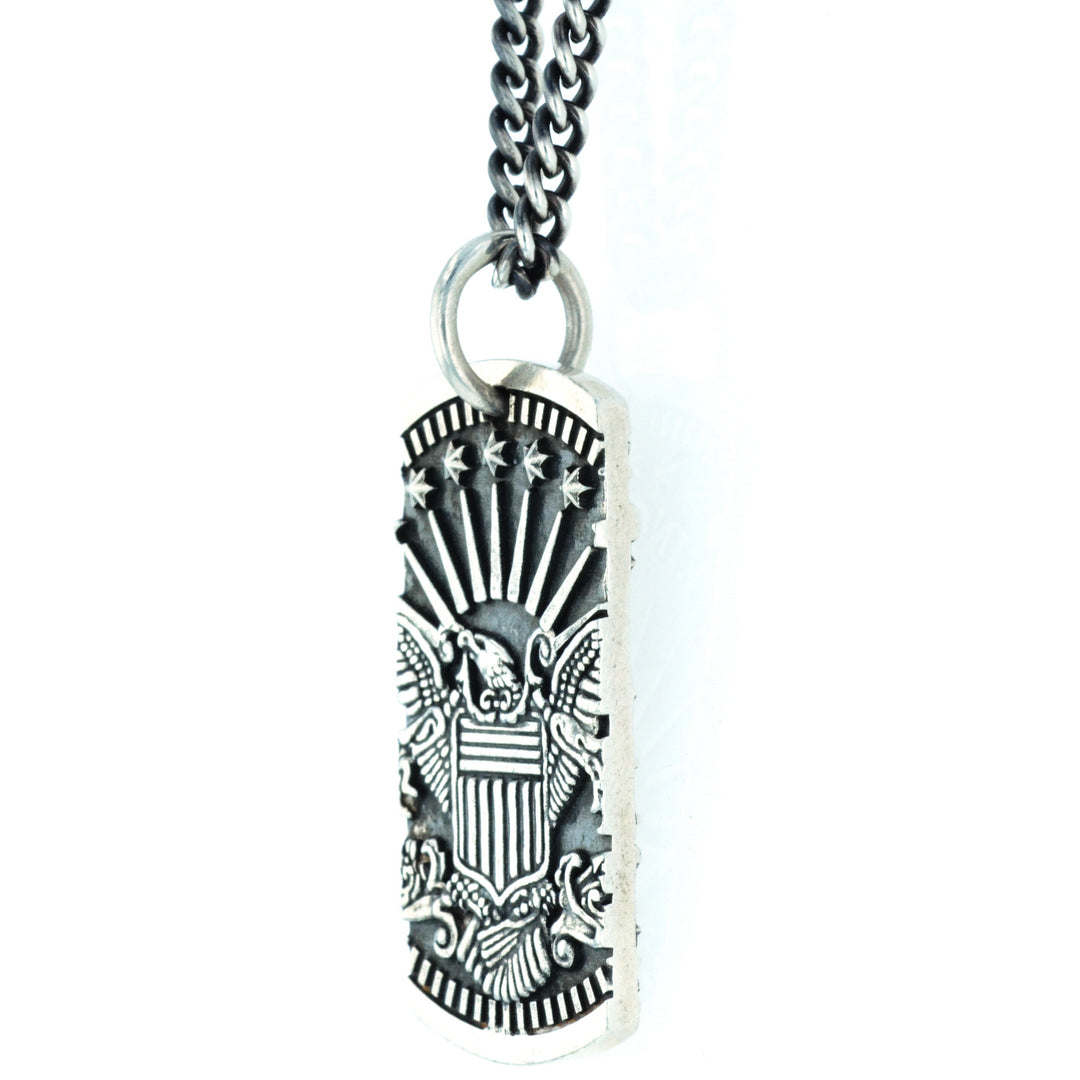 Eagle Dog Tag Pendant