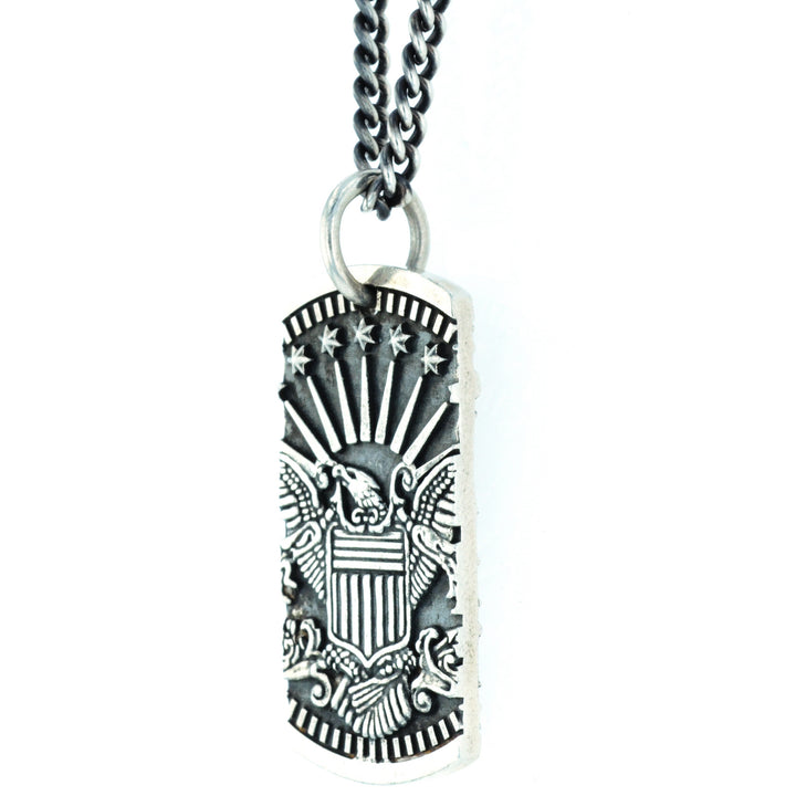 Eagle Dog Tag Pendant