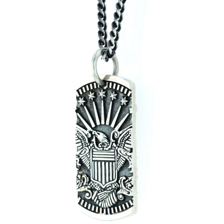 Eagle Dog Tag Pendant