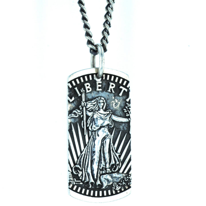 Liberty Dog Tag Pendant