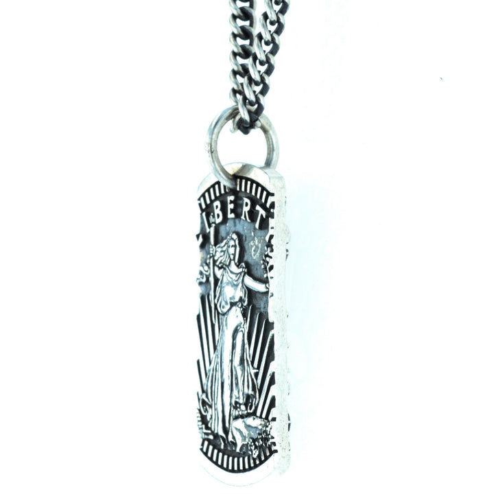 Liberty Dog Tag Pendant