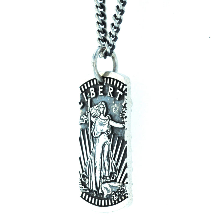 Liberty Dog Tag Pendant