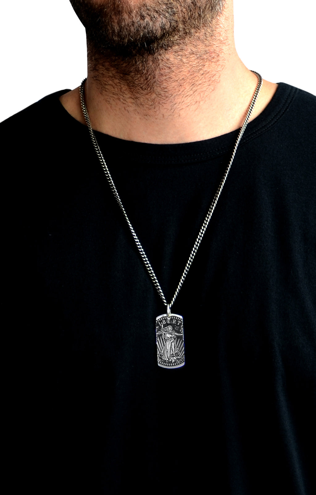 Liberty Dog Tag Pendant