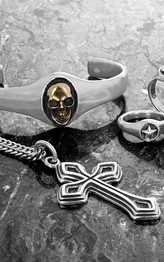アクセサリー KING BABY silver925 cross necklace chain Layered Cross Pendant – King Baby