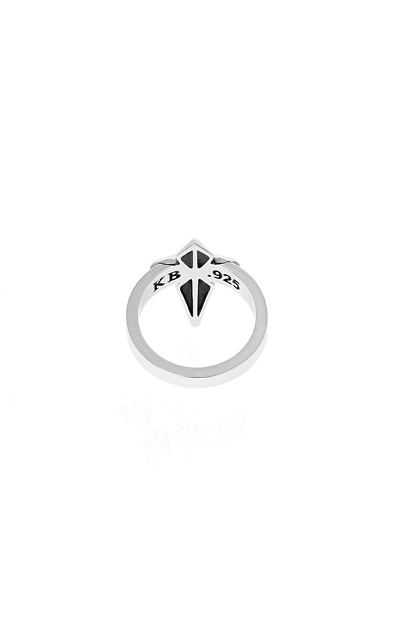 King Baby Pointed MB Cross Ring