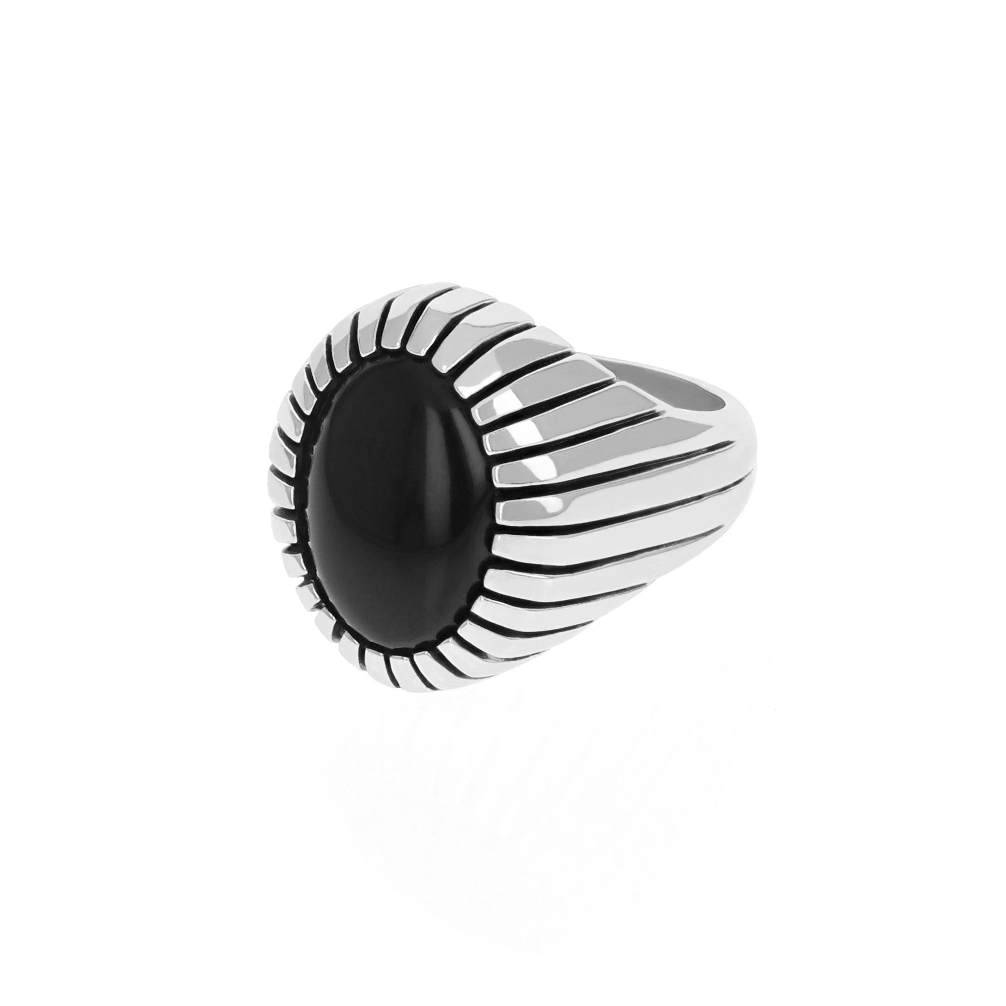 Small Ribbed Shank Low Profile Ring