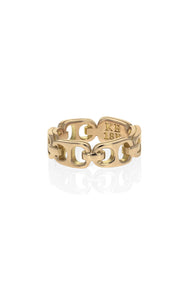 18K Gold Small Pop Top Infinity Band