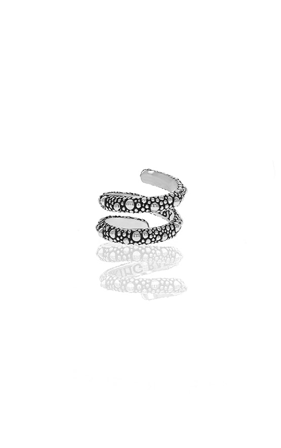 king baby womens stingray spiral ring