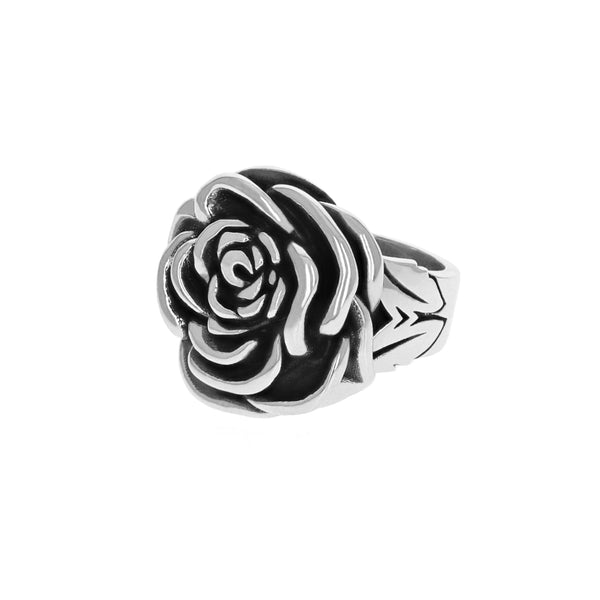 Nature Unique Rose Engagement Ring 925 Sterling Silver