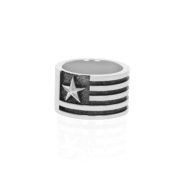 USA KING BABY ハート 王冠 シルバーリング Queen Baby Small Crowned Heart Coin Ring – King Baby