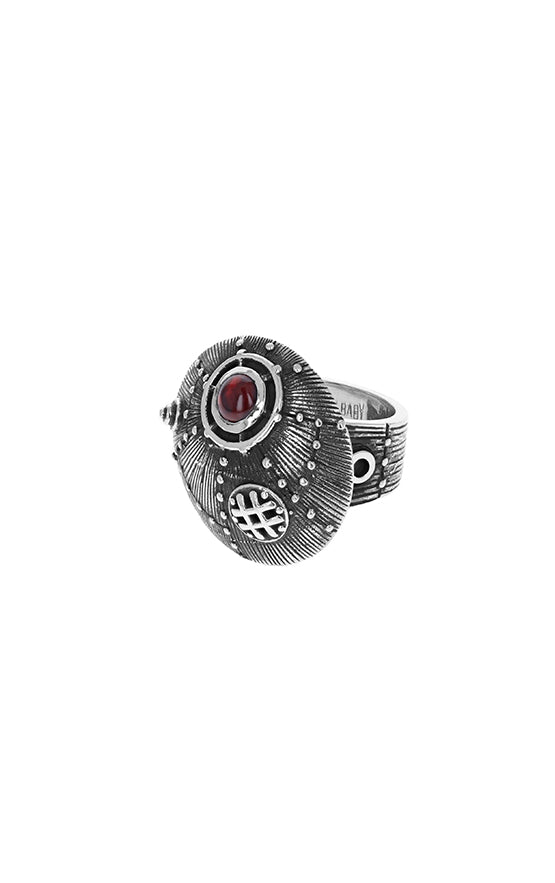 Submarine Ring w Ruby