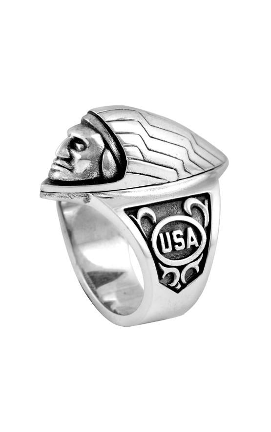 king baby men's indian motorcycle ring