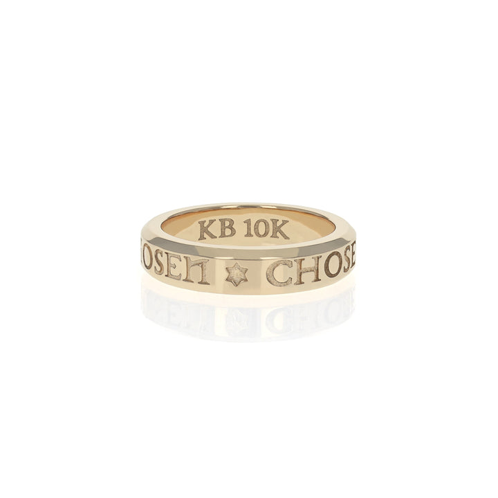 10K Yellow Gold Chosen Stackable Ring