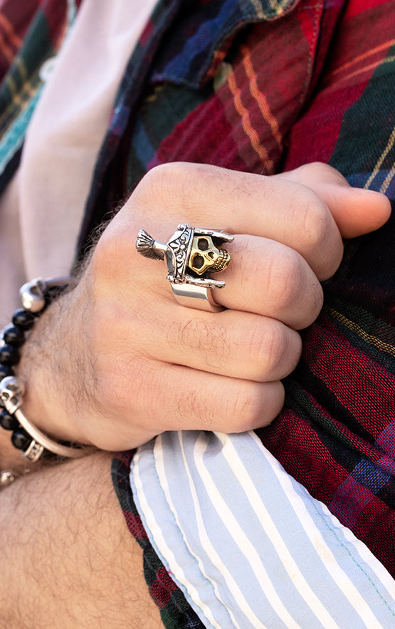 King Baby Limited Edition Gladiator Skull Ring