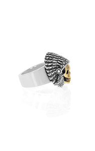 Limited Edition Skull With Headdress Ring