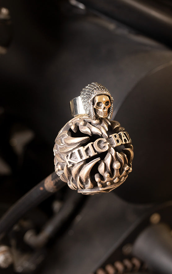 Limited Edition Skull With Headdress Ring