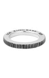 king baby men's silver coin ring