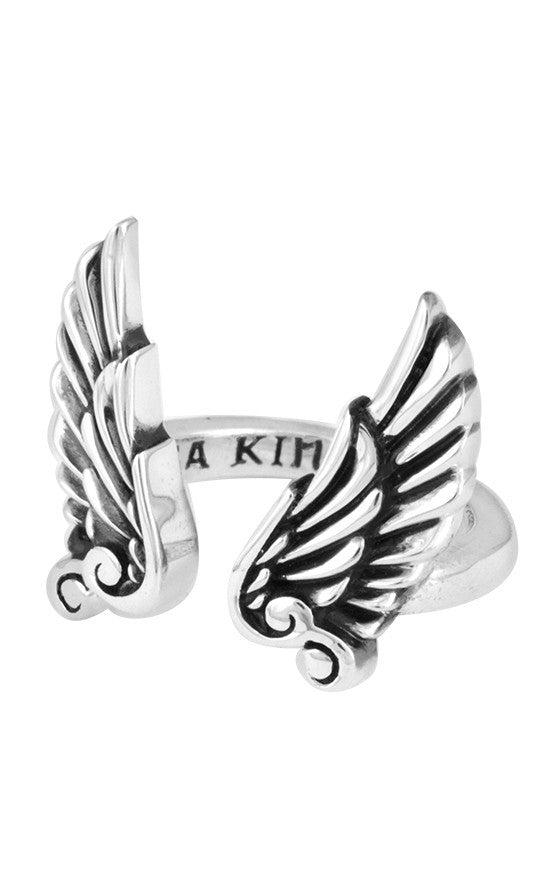 king baby open wing ring