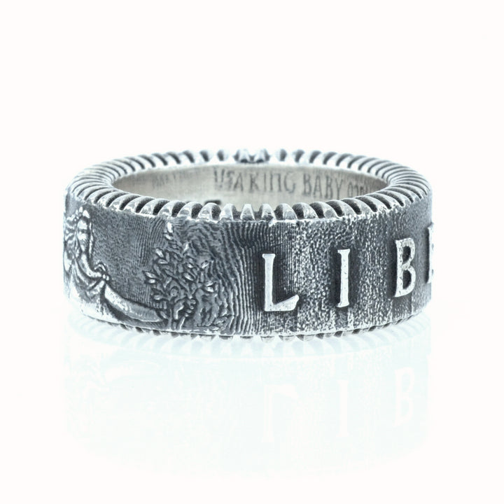 King Baby Liberty Coin Edge Ring