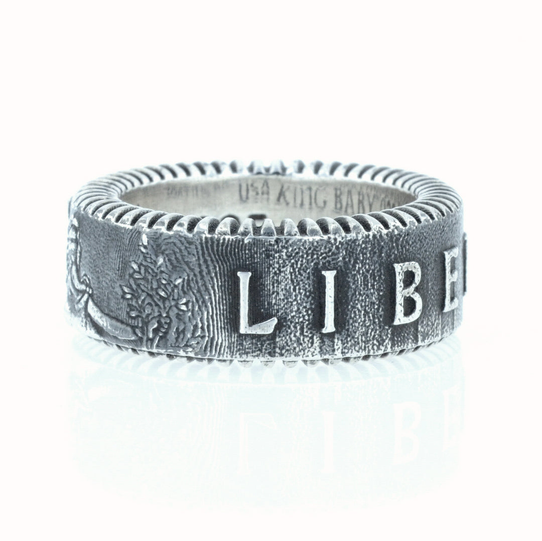 King Baby Liberty Coin Edge Ring