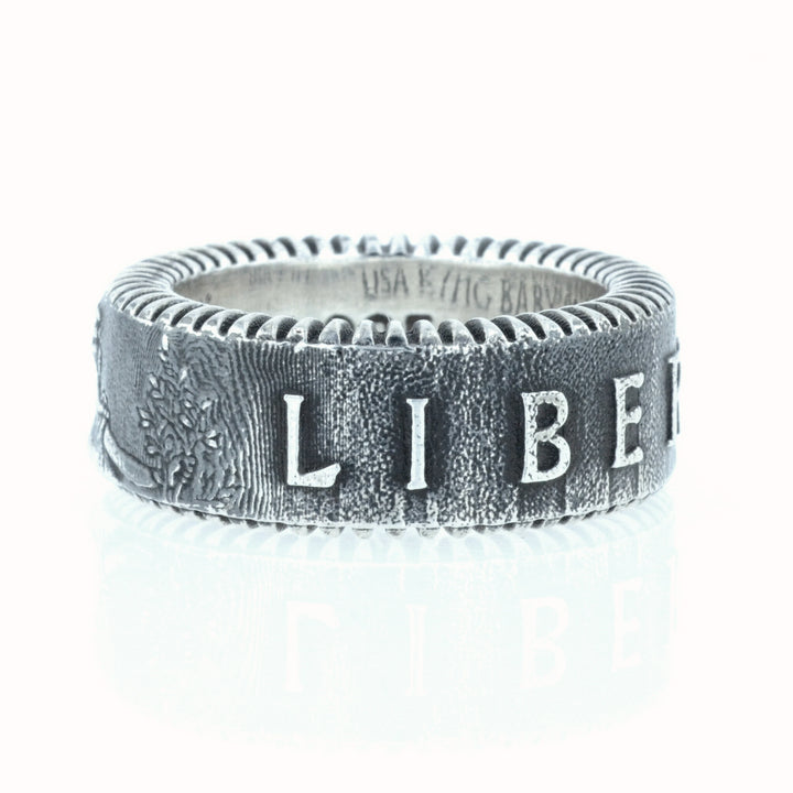 King Baby Liberty Coin Edge Ring