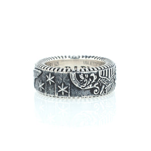 King Baby American Eagle Coin Edge Ring