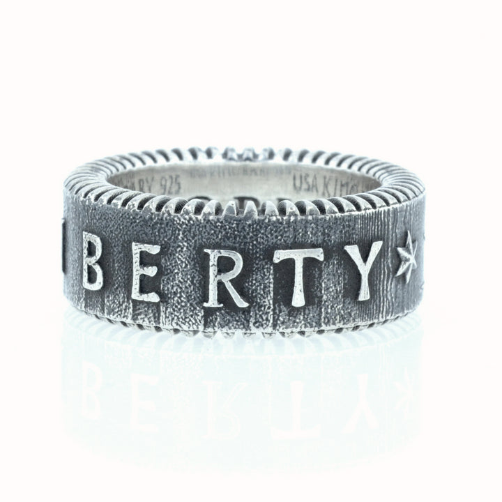 King Baby Liberty Coin Edge Ring