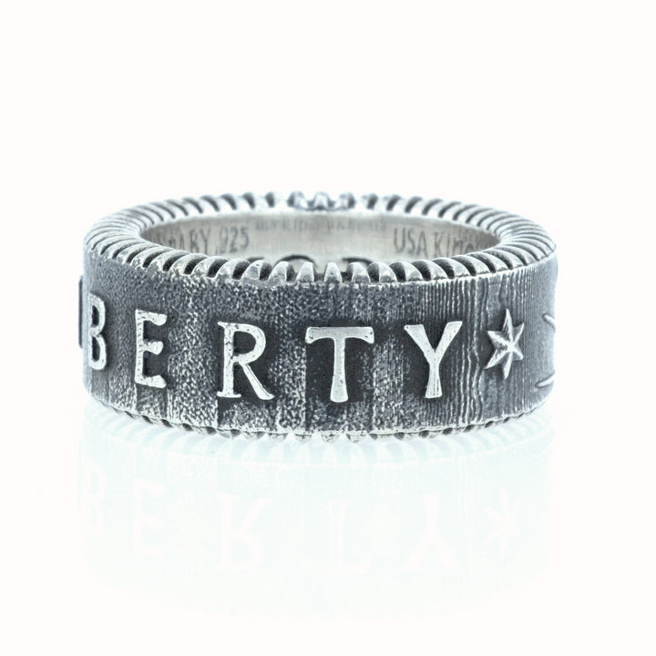 King Baby Liberty Coin Edge Ring