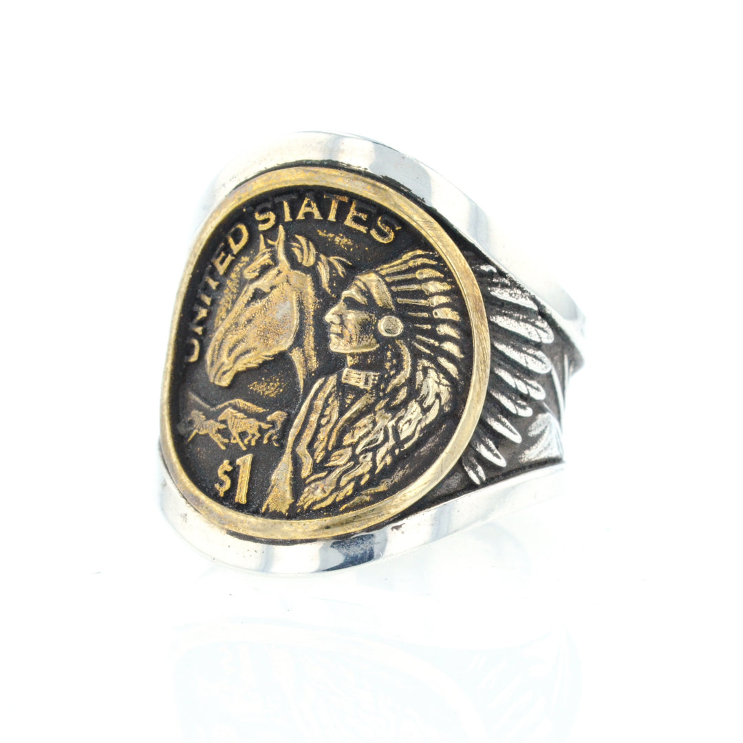 Chief and His Horse Cigar Band