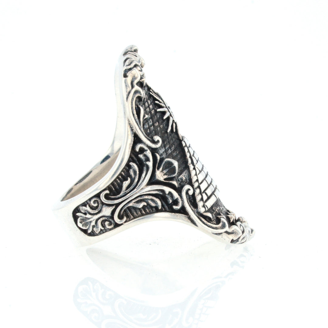 Eye of Providence Shield Ring