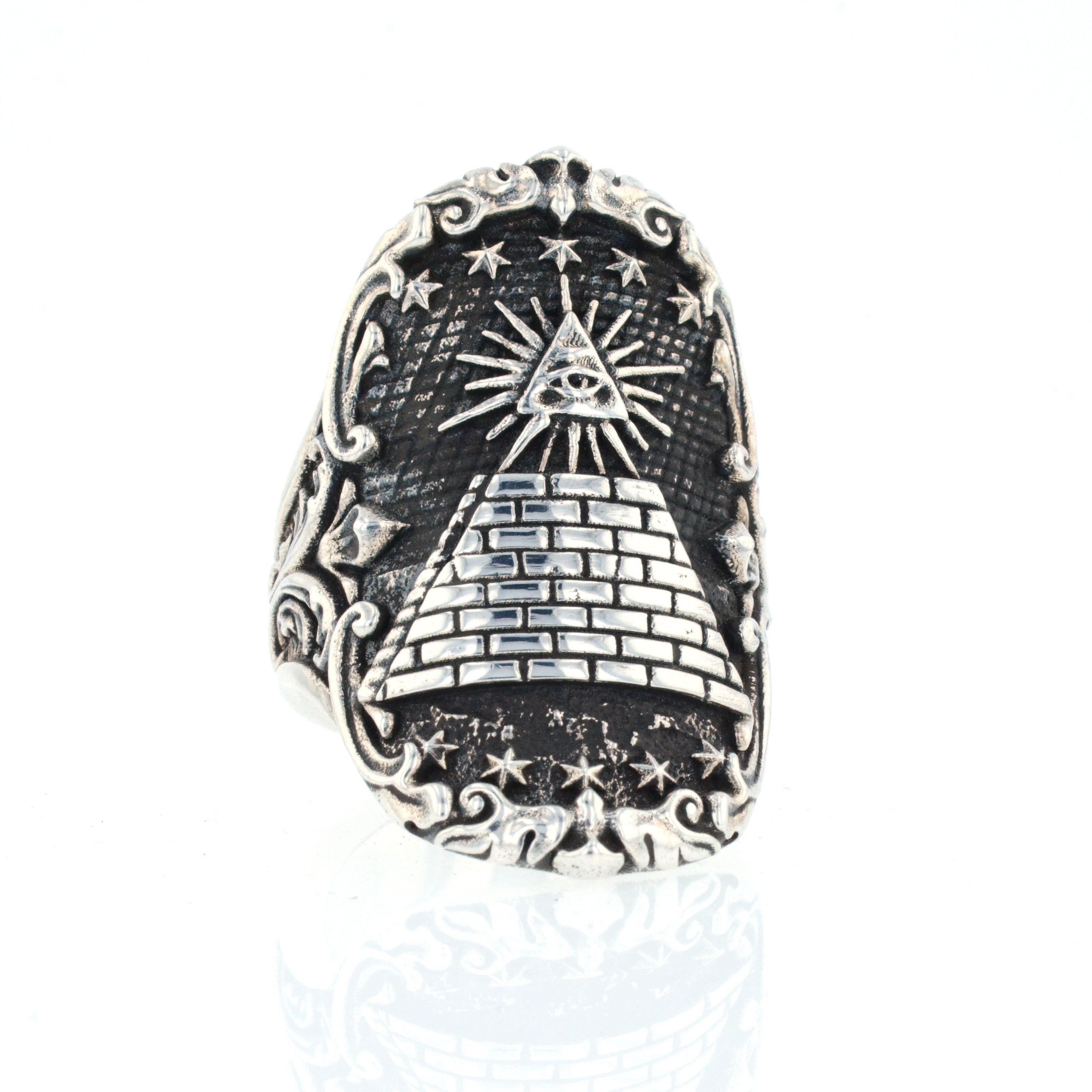 King Baby Eye of Providence Shield Ring