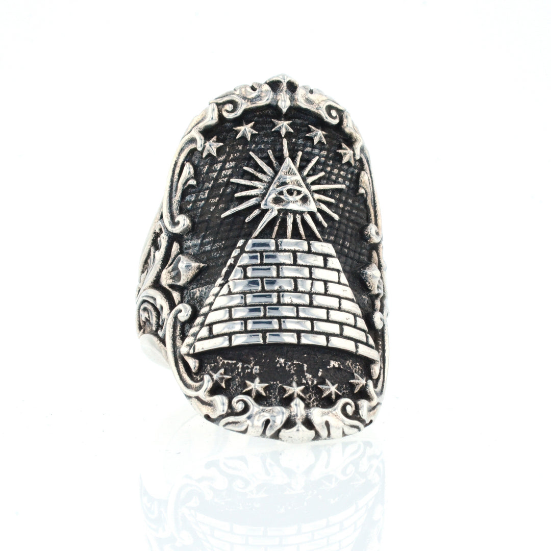 king baby Eye of Providence Shield Ring