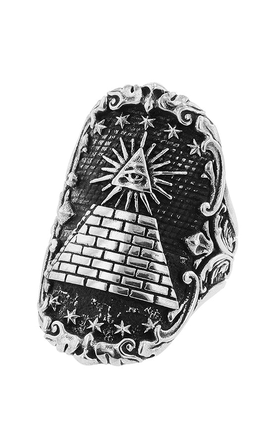 king baby Eye of Providence Shield Ring